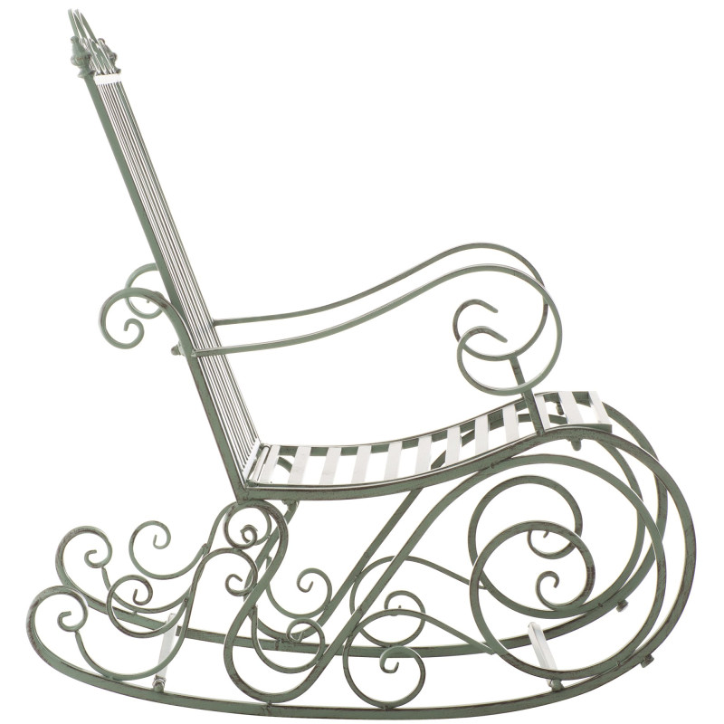 Cadeira de baloiço Smilla verde antigo